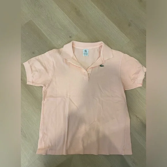 Lacoste peach polo shirt - Picture 2 of 3